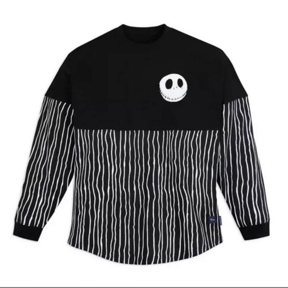 Disney Tim Burton's The Nightmare Before Christmas Spirit Jersey Large NWT 🖤 HP